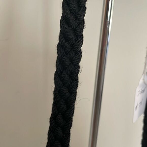 The Sak small cross body small black crochet zipper 7.5 x7.5 19” drop - Picture 4 of 9